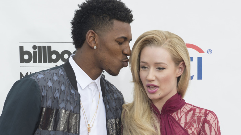 Iggy Azalea and Nick Young on red carpet