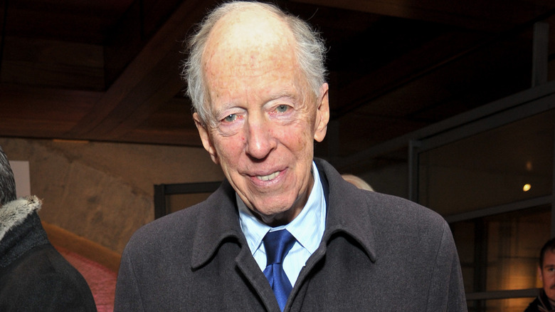 Jacob Rothschild in a coat