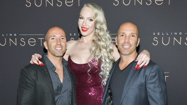 Brett Oppenheim, Christine Quinn, and Jason Oppenheim