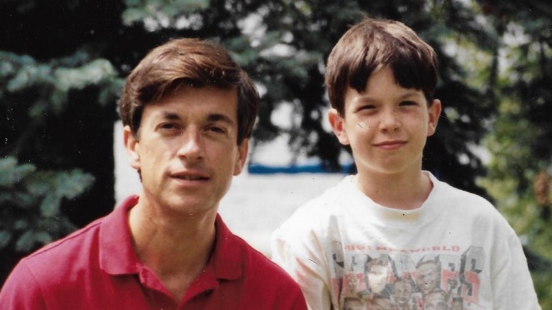 John Mulaney and his dad in a throwback photo from Instagram