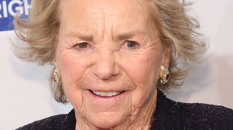 Ethel Kennedy smiling