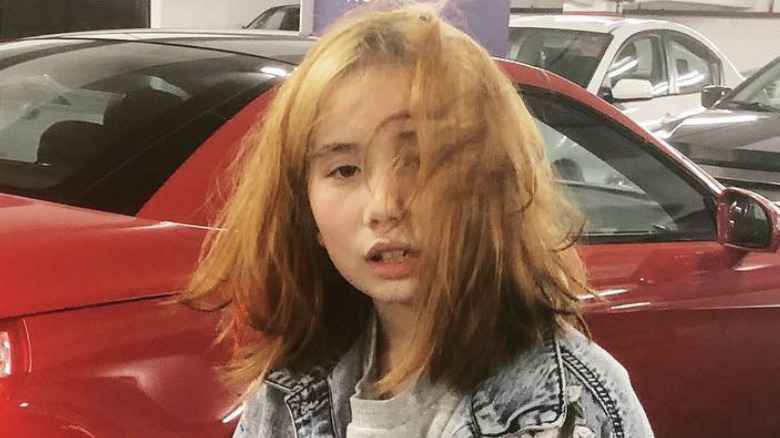 Lil Tay posing