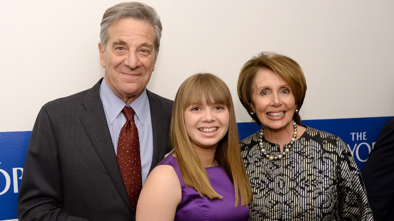Nancy and Paul Pelosi with granddaughter