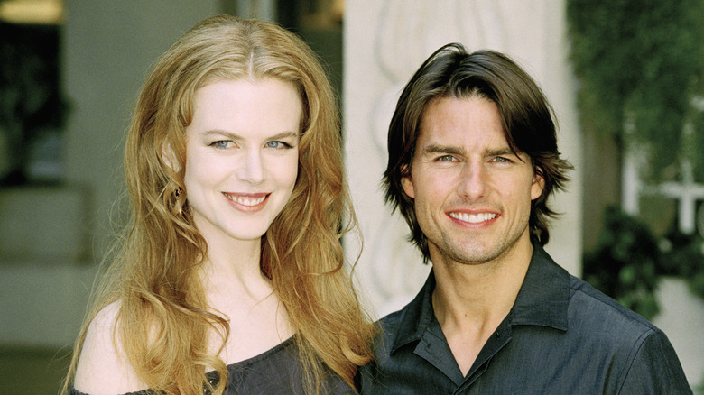 Nicole Kidman and Tom Cruise smiling