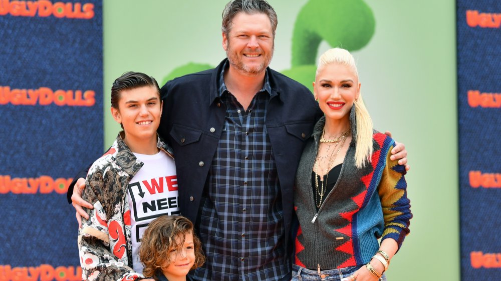 Blake Shelton, Gwen Stefani, and her sons