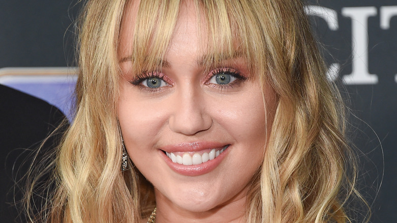 Miley Cyrus big smile