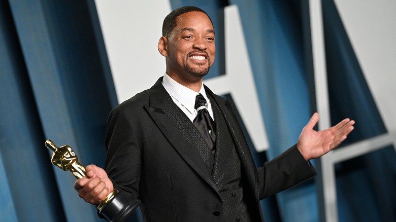 Will Smith attending the 2022 Vanity Fair Oscar Party