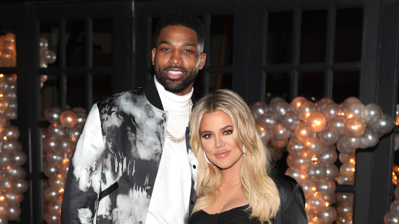 tristan thompson khloe kardashian birthday party