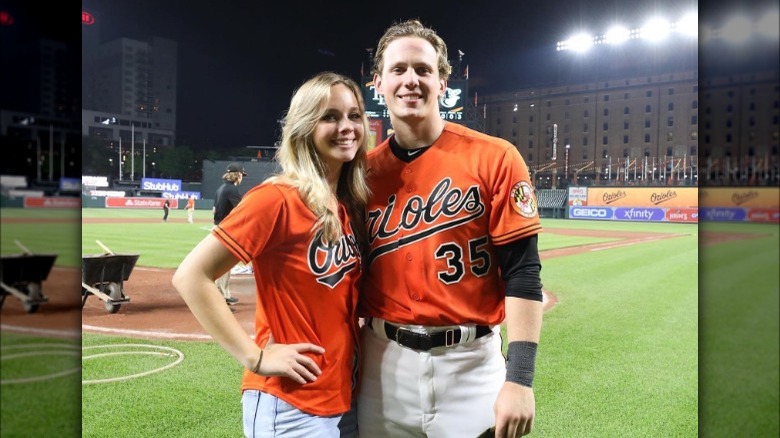 Adley Rutschman with his sister, Josie