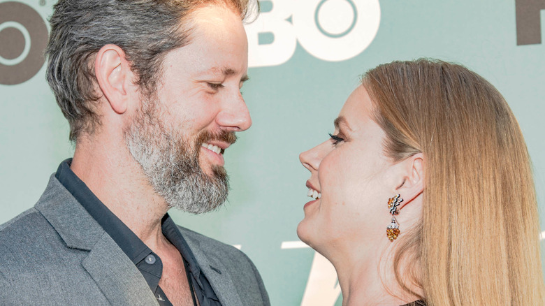 Darren Le Gallo and Amy Adams smiling