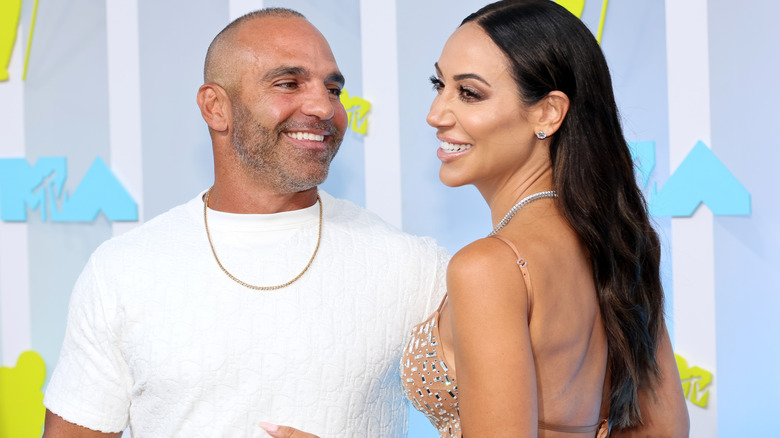 Joe Gorga and Melissa Gorga smiling