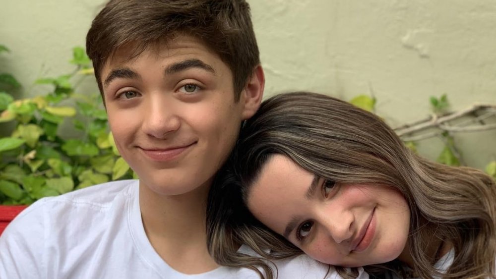 Annie Leblanc and Asher Angel