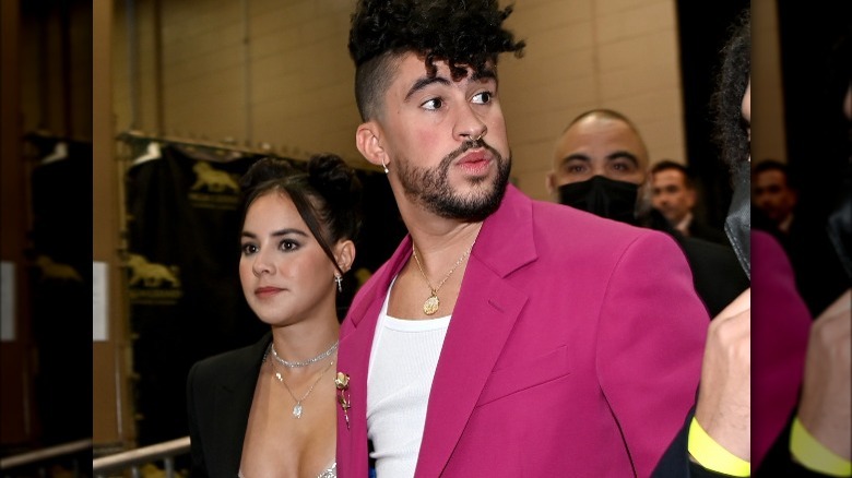 Gabriela Berlingeri  and Bad Bunny at the Latin Grammys 