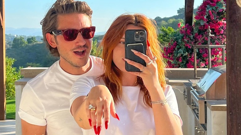 Bella Thorne and Mark Emms selfie