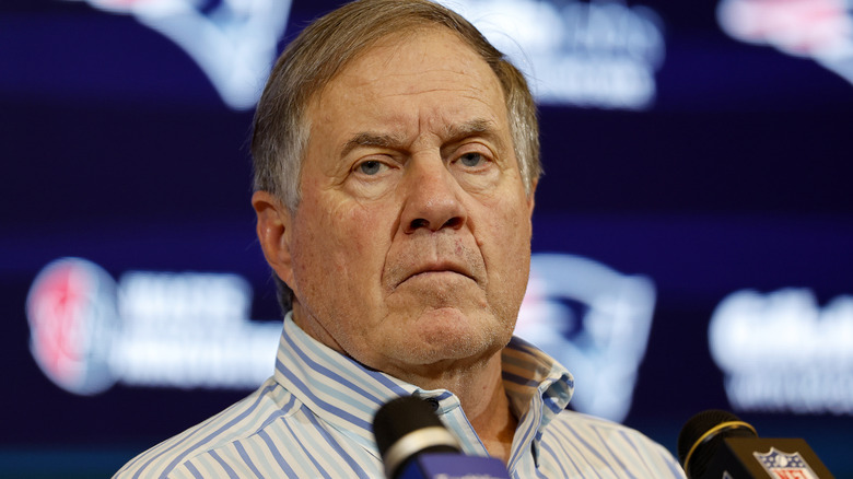 Bill Belichick frowning