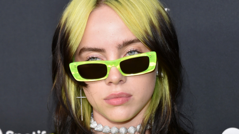 Billie Eilish posing