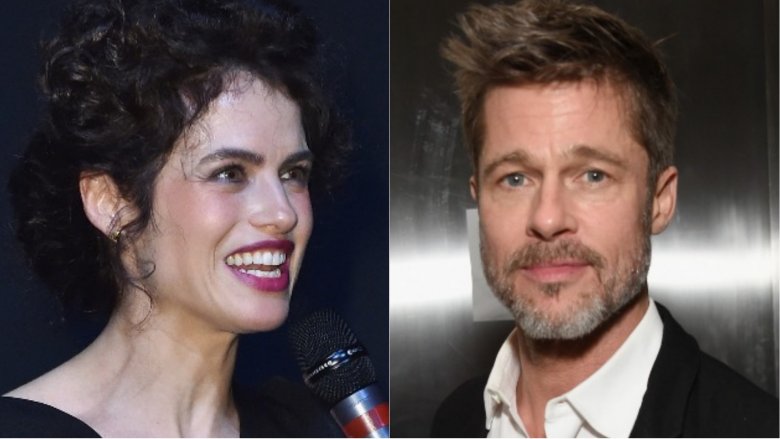 Neri Oxman and Brad Pitt