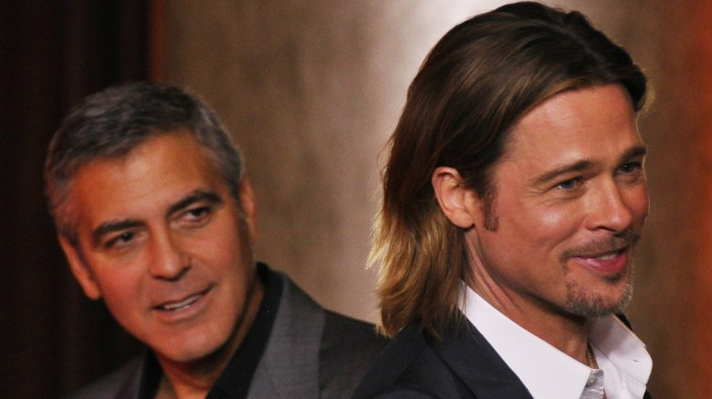 George Clooney and Brad Pitt