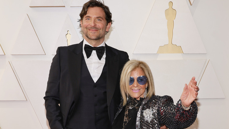 Bradley Cooper and Gloria Campano at Oscars