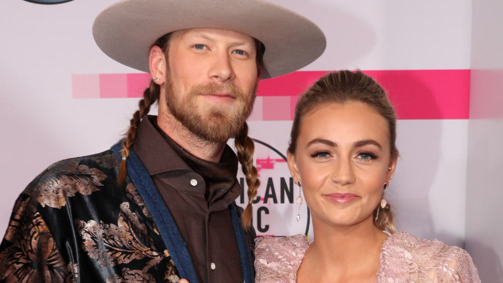 Tyler Kelley poses with wife Brittney Marie Cole