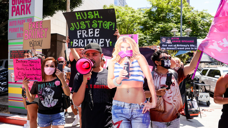 Free Britney supporters, LA, June 23 2021