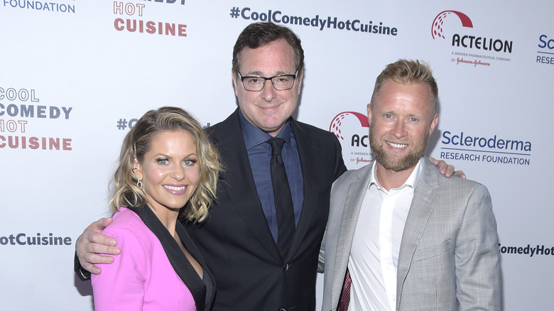 Candace Cameron, Bob Saget and Valeri Bure.