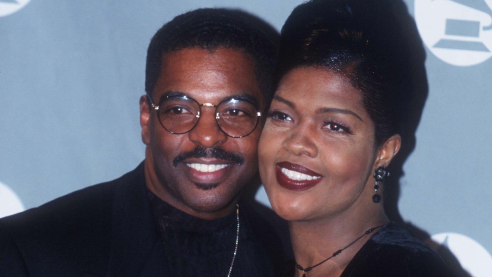 Alvin Love II and CeCe Winans posing