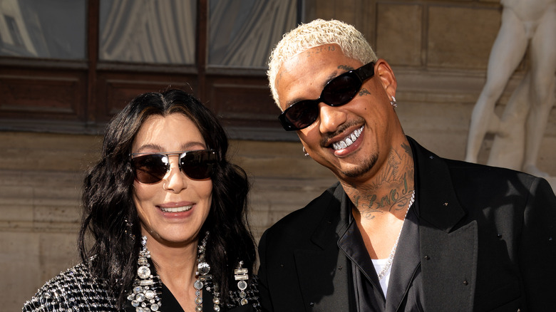 Cher and Alexander Edwards smiling