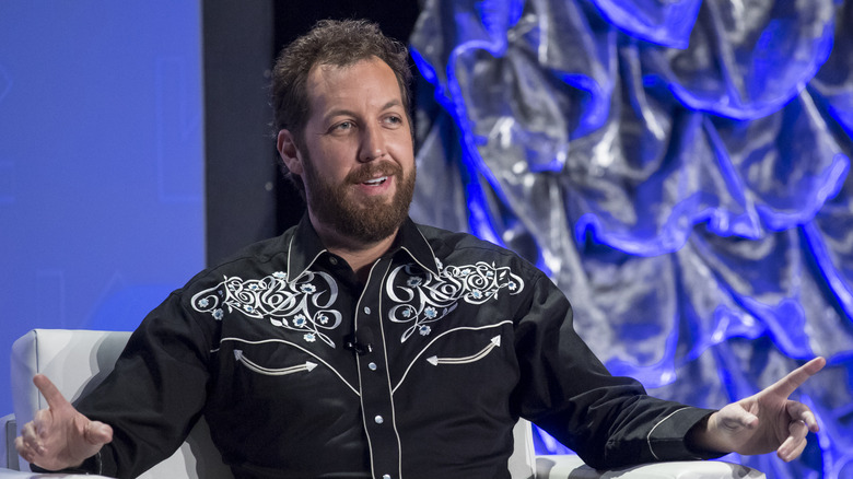 Chris Sacca sitting down