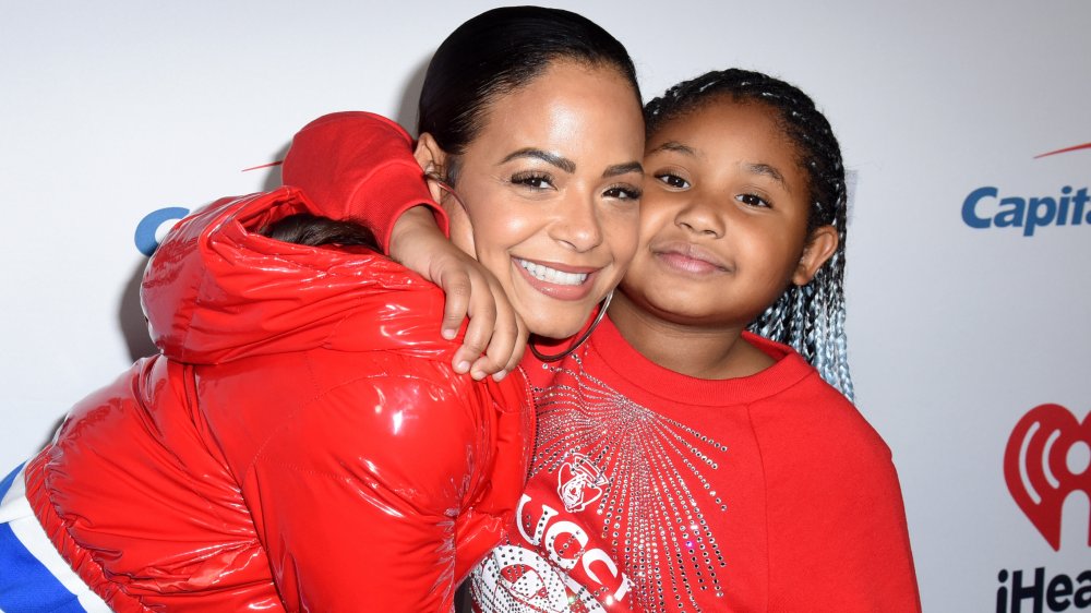 Christina Milian and Violet Madison Nash