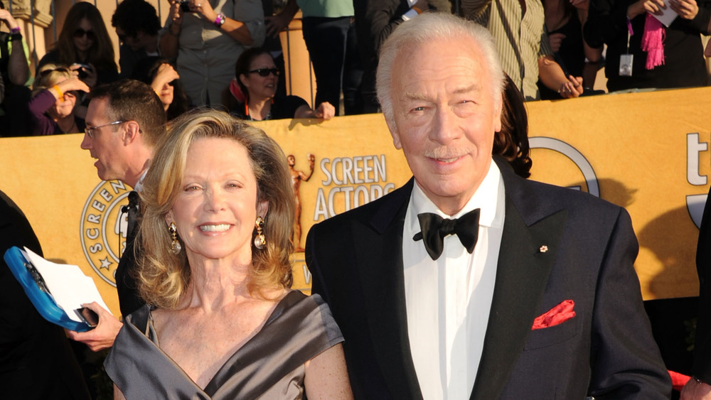 Christopher Plummer and wife Elaine Taylor at the SAG Awards