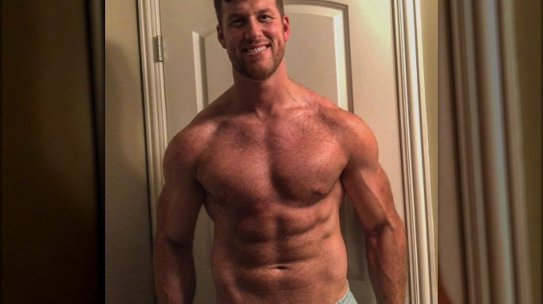 Clayton Echard shirtless