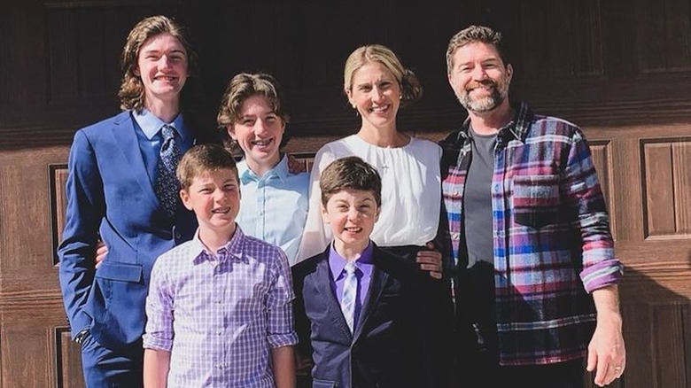 Josh Turner, Jennifer Ford, and their four sons