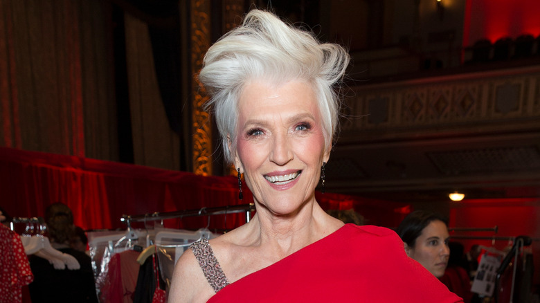 Maye Musk red dress collection