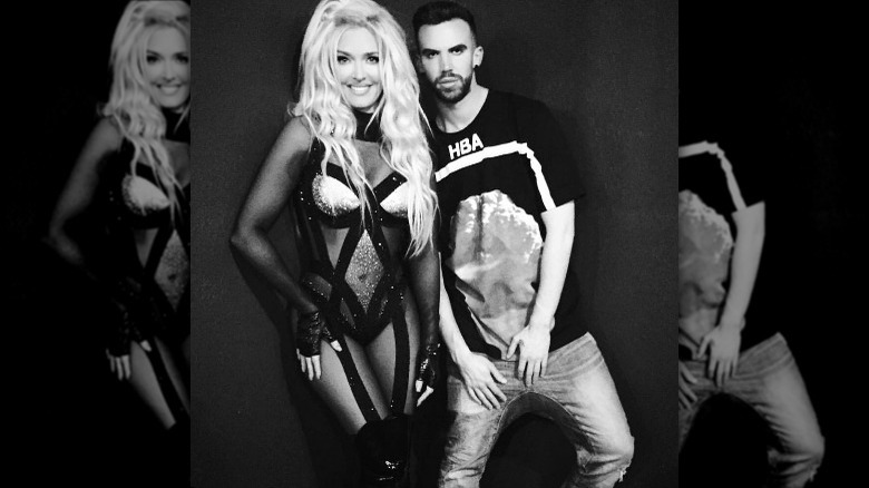 Erika Jayne and Mikey Minden posing