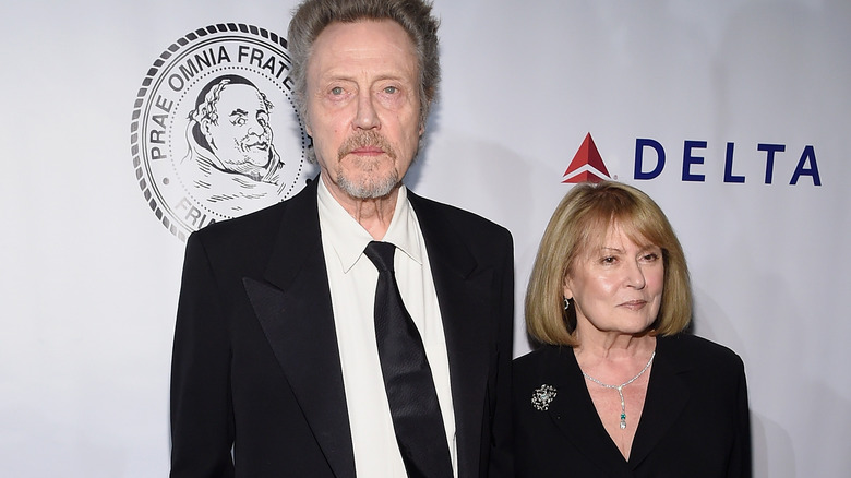 Christopher Walken and Georgianne Walken on red carpet