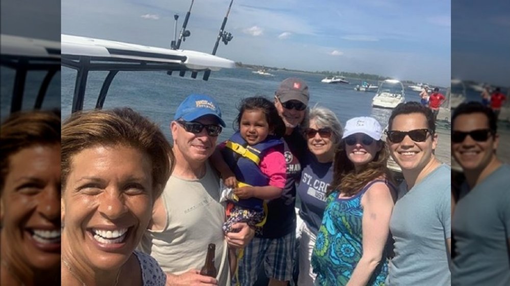 Hoda Kotb, Joel Schiffman, Haley, and friends