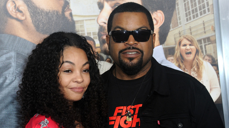 Ice Cube poses with Kimberly Woodruff