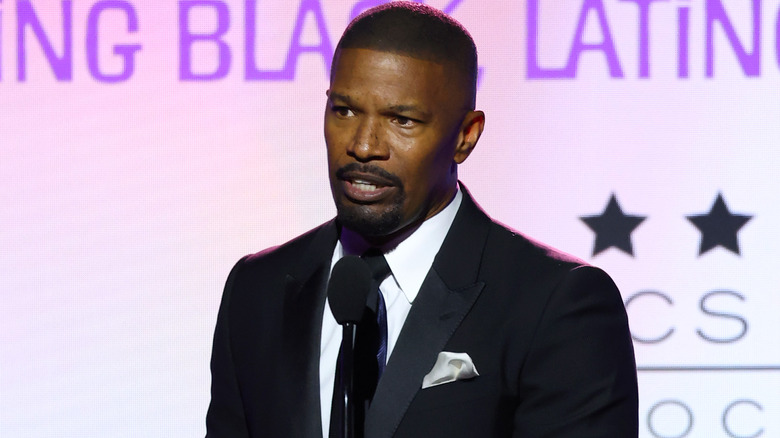 Jamie Foxx speaking