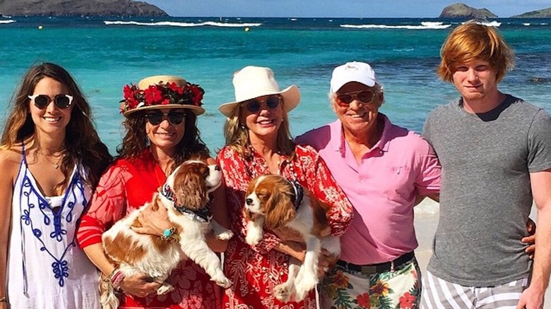 Jimmy Buffett and his family