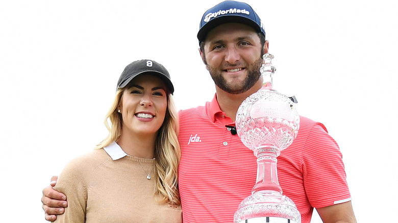 Jon Rahm and Kelley Cahill 