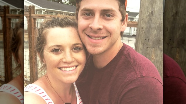 Joy-Anna Duggar and Austin Forsyth smile 