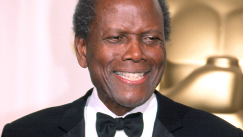 Sidney Poitier smiling