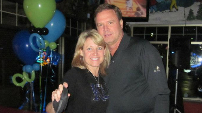 Cindy and Bill Self smile