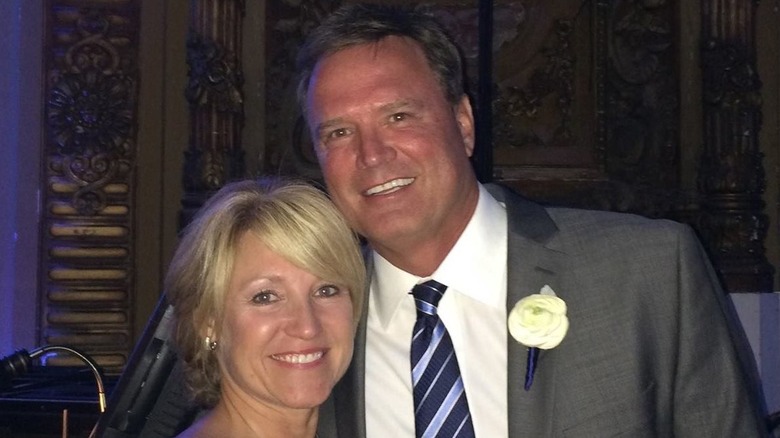 Cindy and Bill Self pose together