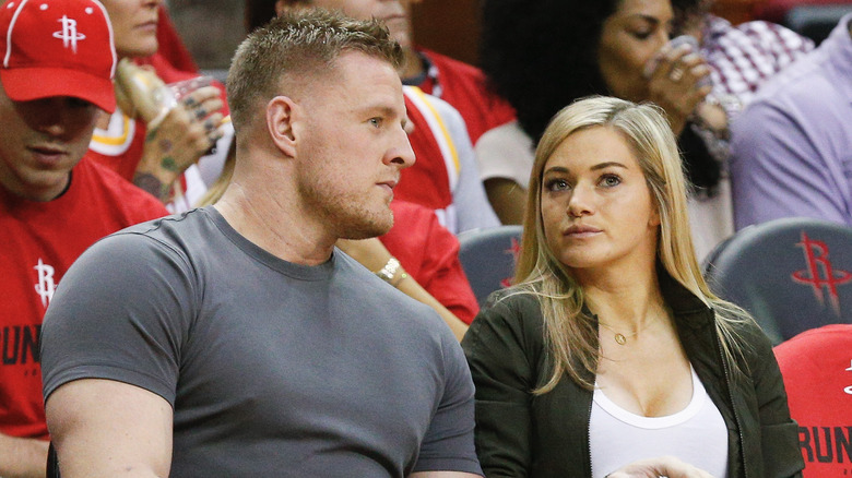 J.J. Watt, Kealia Ohai hanging out