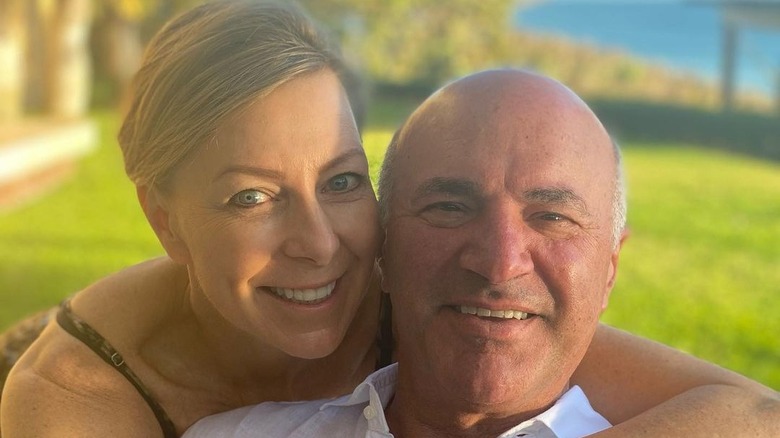 Linda O'Leary posing with Kevin O'Leary