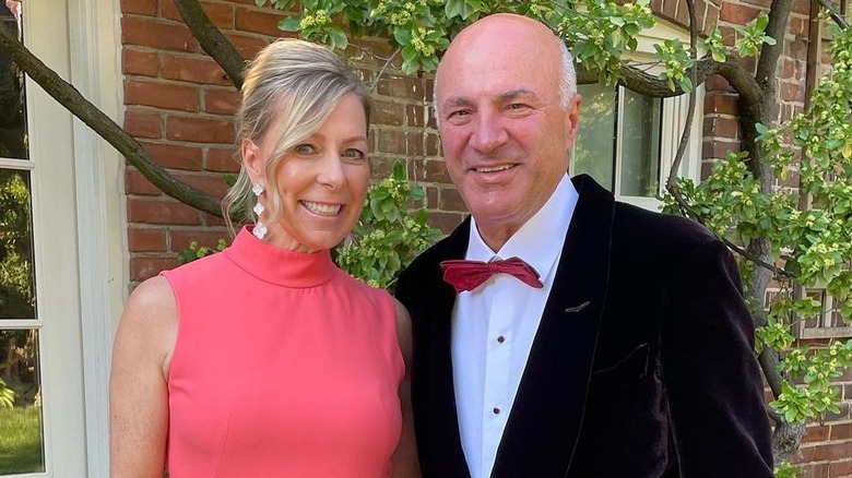 Linda O'Leary posing with Kevin O'Leary