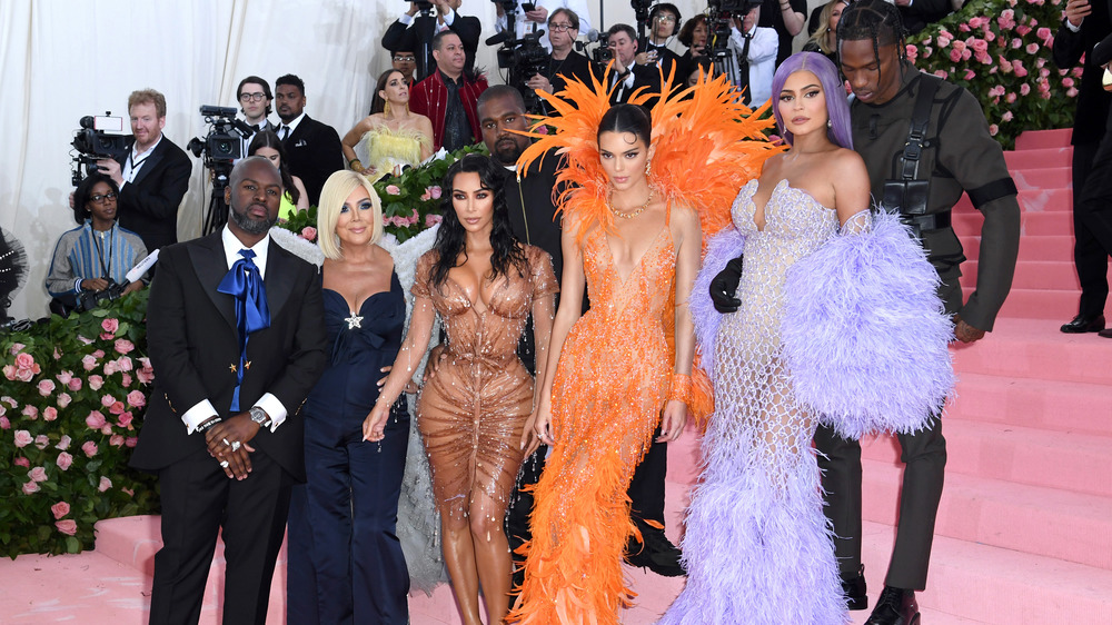 Corey Gamble appears with the Kardashian-Jenners at the Met Gala