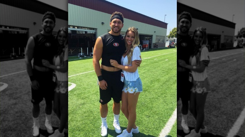 Kyle and Kristin Juszczyk smiling